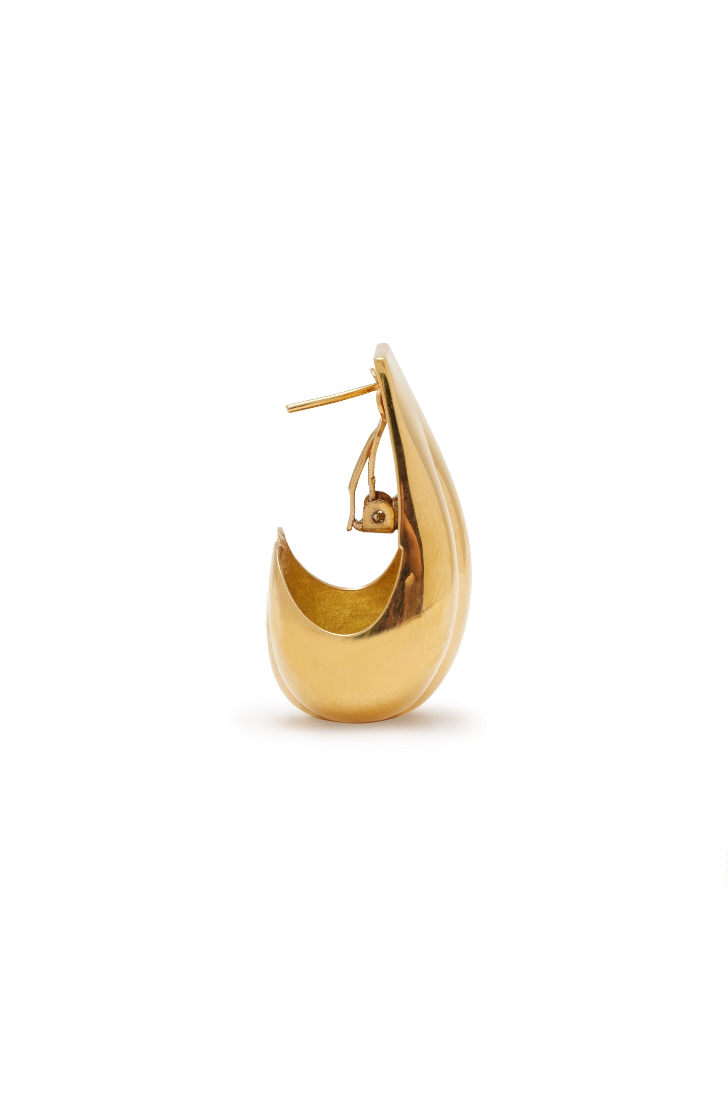 BRINCOS ONDAS - Bronze banhado a ouro 18K