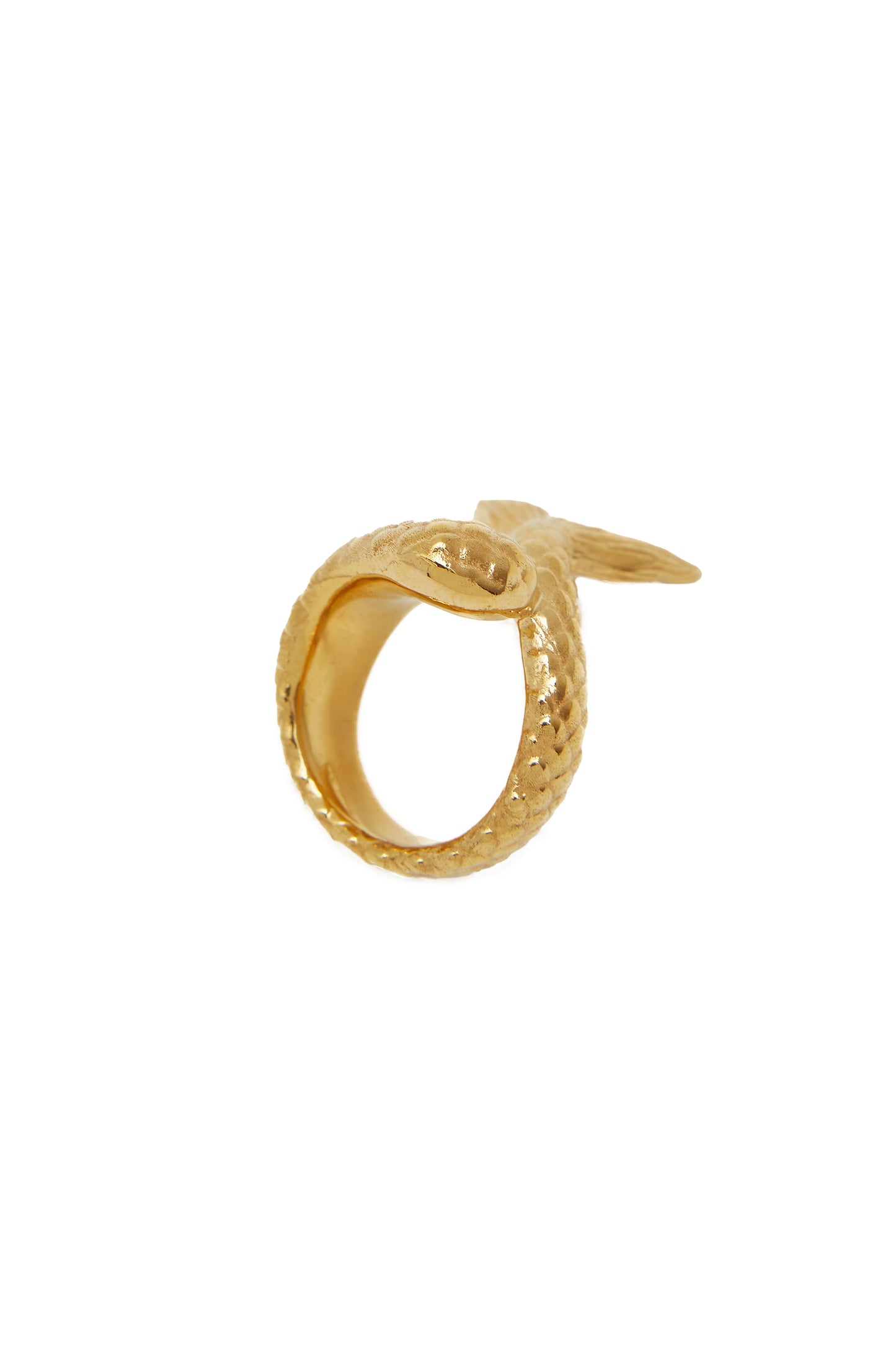 ANEL SEREIA SURREALISTA - Bronze banhado a ouro 18K