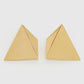 GIZEH-PYRAMIDEN-OHRRINGE – 18 Karat vergoldete Bronze